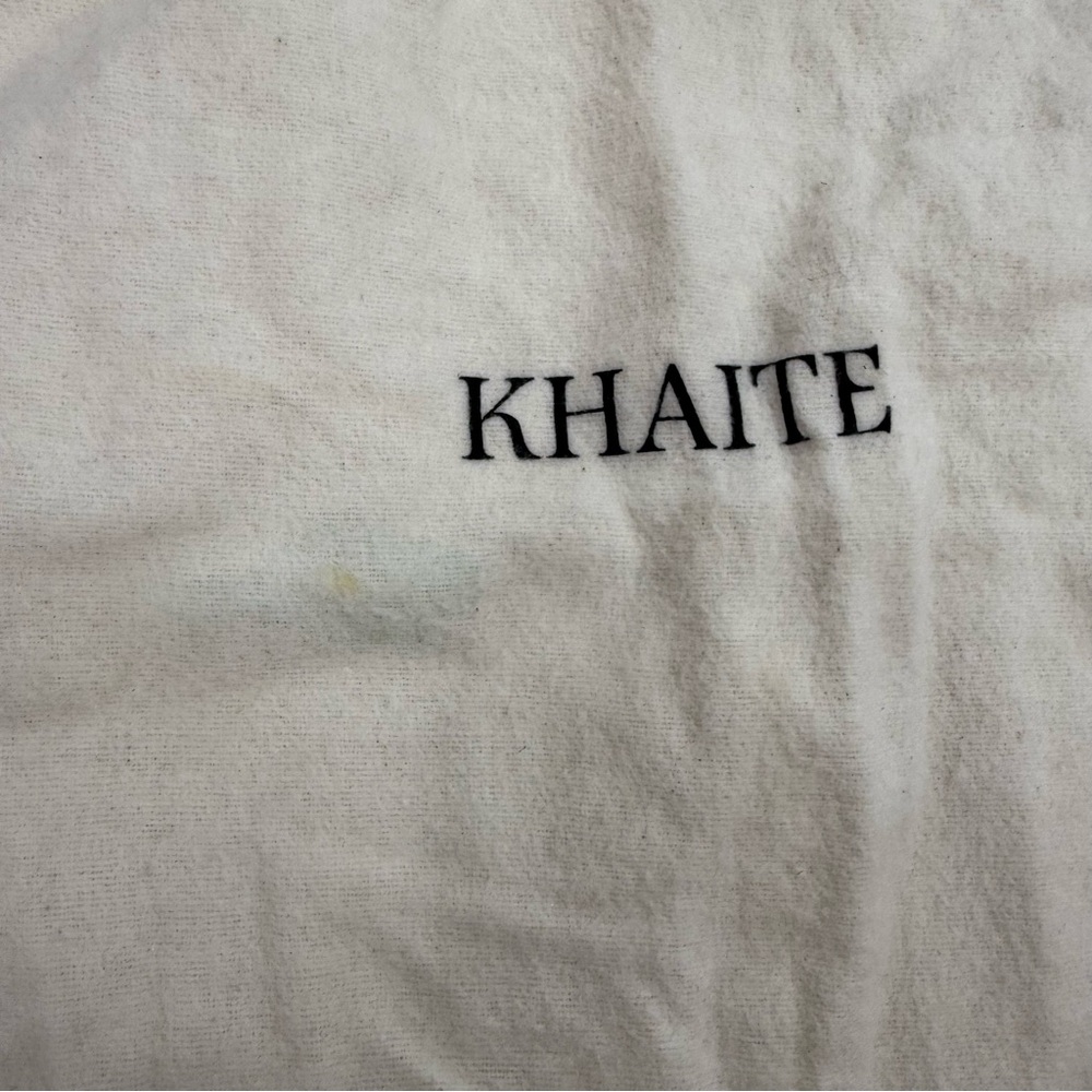 KHAITE The Mini Lotus Drawstring Bag in Midnight Suede - Picture 4 of 16